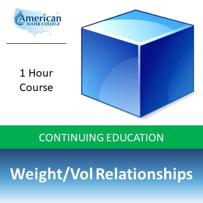 Weight/Vol Relationships