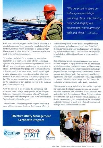 Effective Utility Management | American Water College