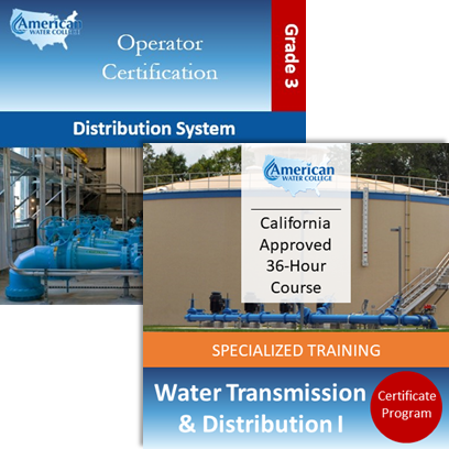 California Grade D3 Water Distribution Operator License Upgrade